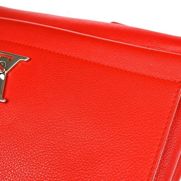 Louis Vuitton Red Lockme II 2way Handbag - Picture 8 of 9